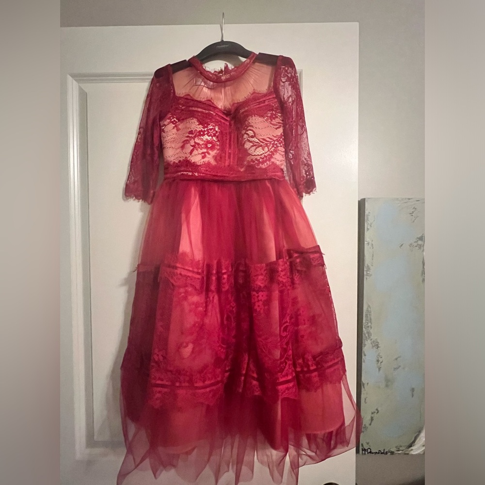 Trish Scully red dress